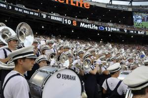 The Blue Band performing at MetLife Stadium earlier this year